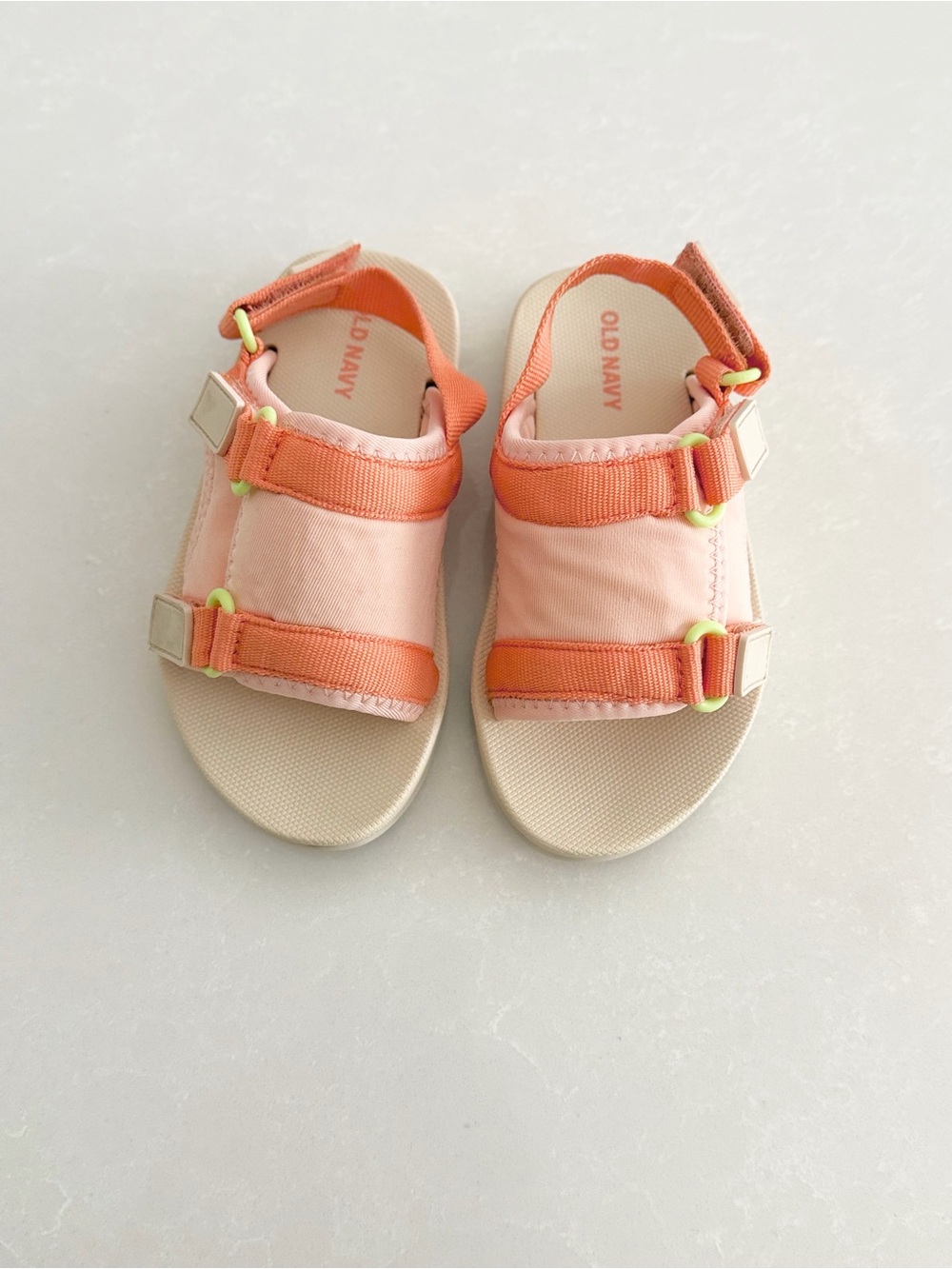 Old Navy Girls Peach Sporty Sandals | Size 9